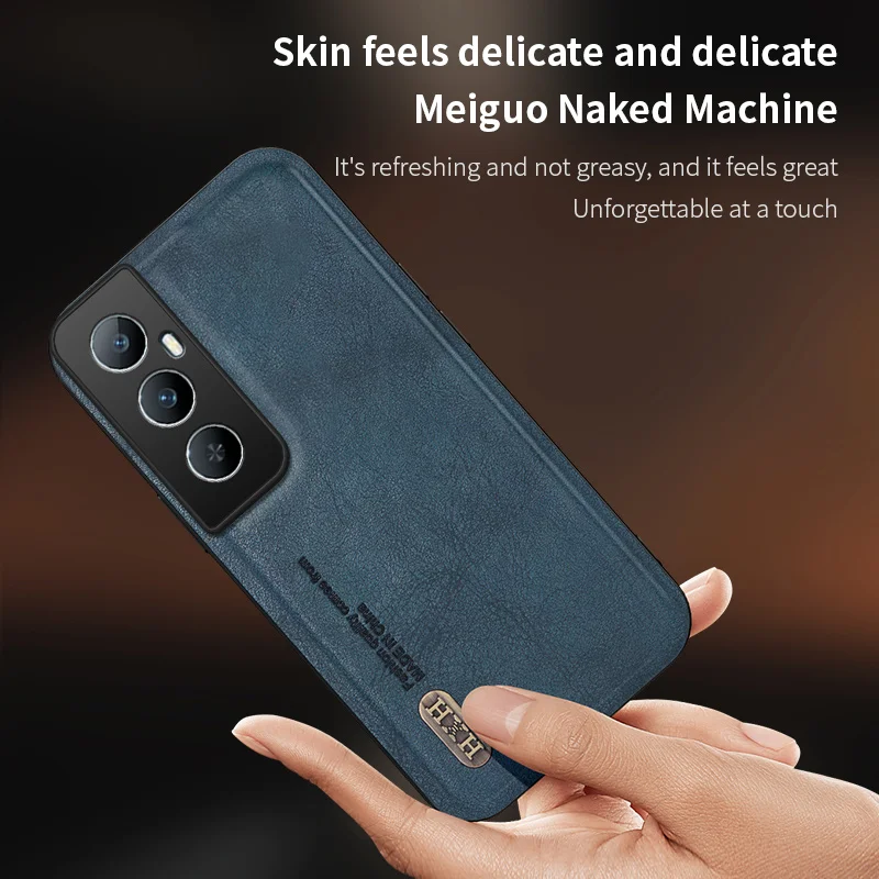 For Realme C65 4G Case Luxury Magnetic Car Holder PU Leather Phone Case For Realme C65 4G Soft Silicone Back Cover