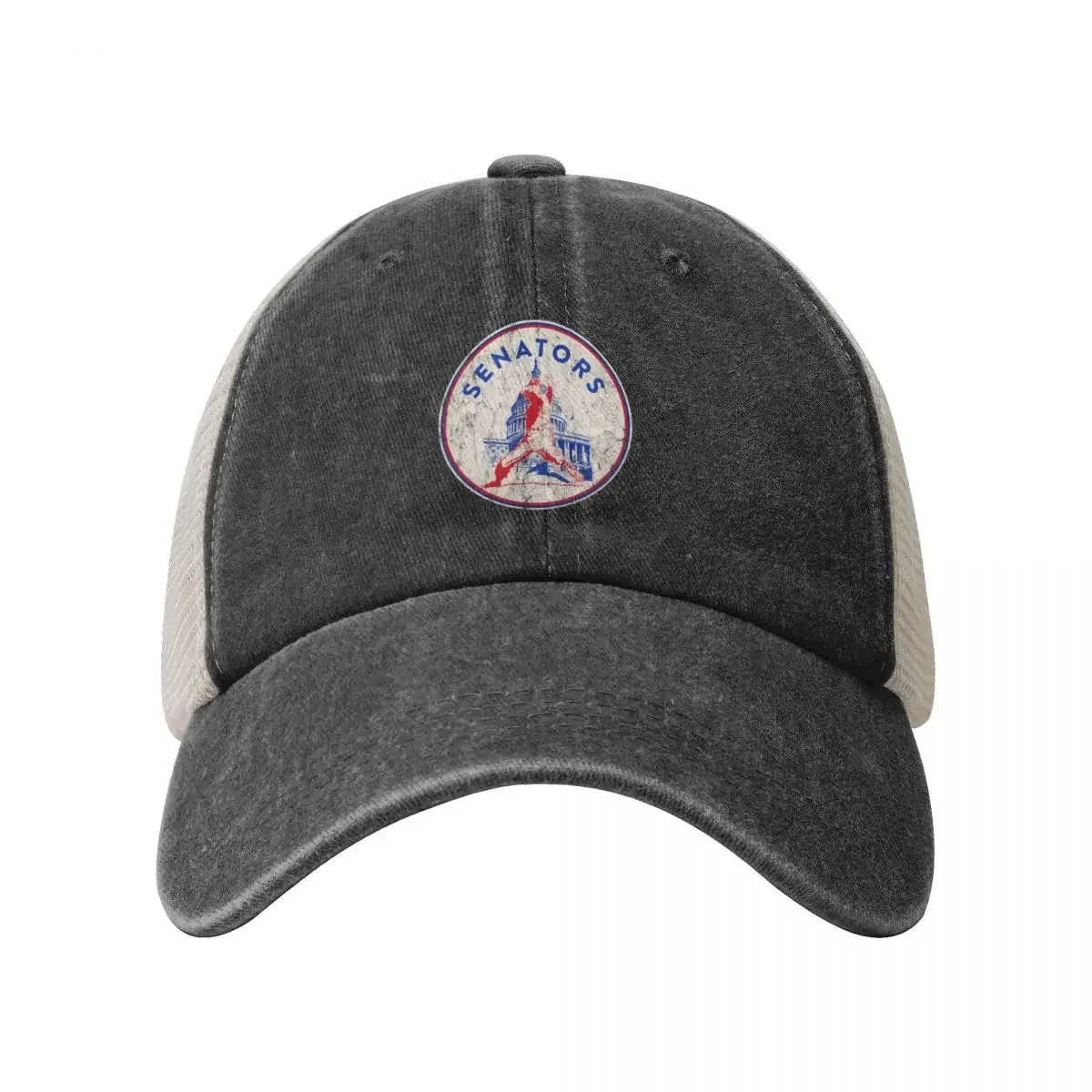 Vintage Washington Senators baseball logo Distressed version Baseball Cap Hood Hat Man Luxury Women's 2025 Men's