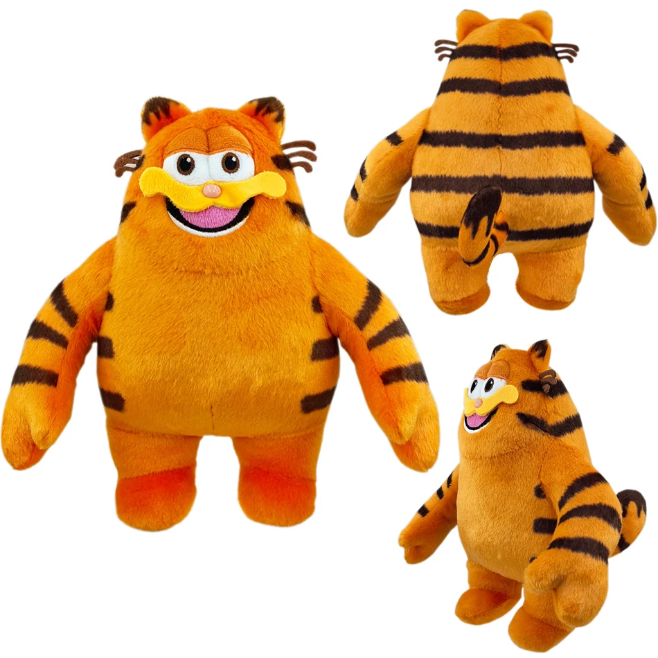 Peluche de Garfield de 25cm para niños y adultos, muñeco de juguete de película de Anime, bonito y suave, regalo para Fans, novedad de 2024