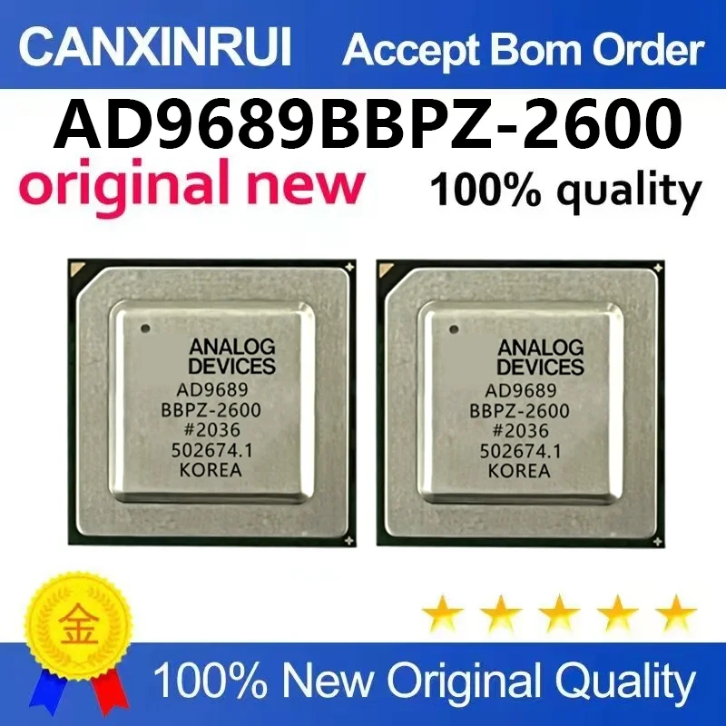 （5pcs-10pcs）Brand new original AD9689BBPZ-2600 BGA-196 high digital analog-to-digital converter chip