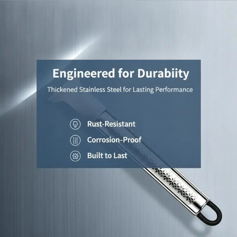 Stainless Steel Ice Scraper Fast Defrosting Scratch Proof For Car Windshield Home Refrigerator Ice Removal