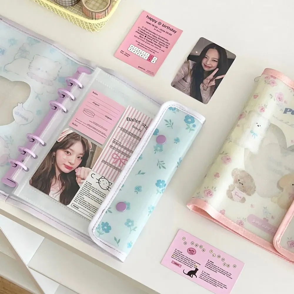 

PVC A5 A6 Binder Photocard Holder Journal Notebook Card Binders Photocards Scrapbook Replaceable Creative Photo Booth Frames
