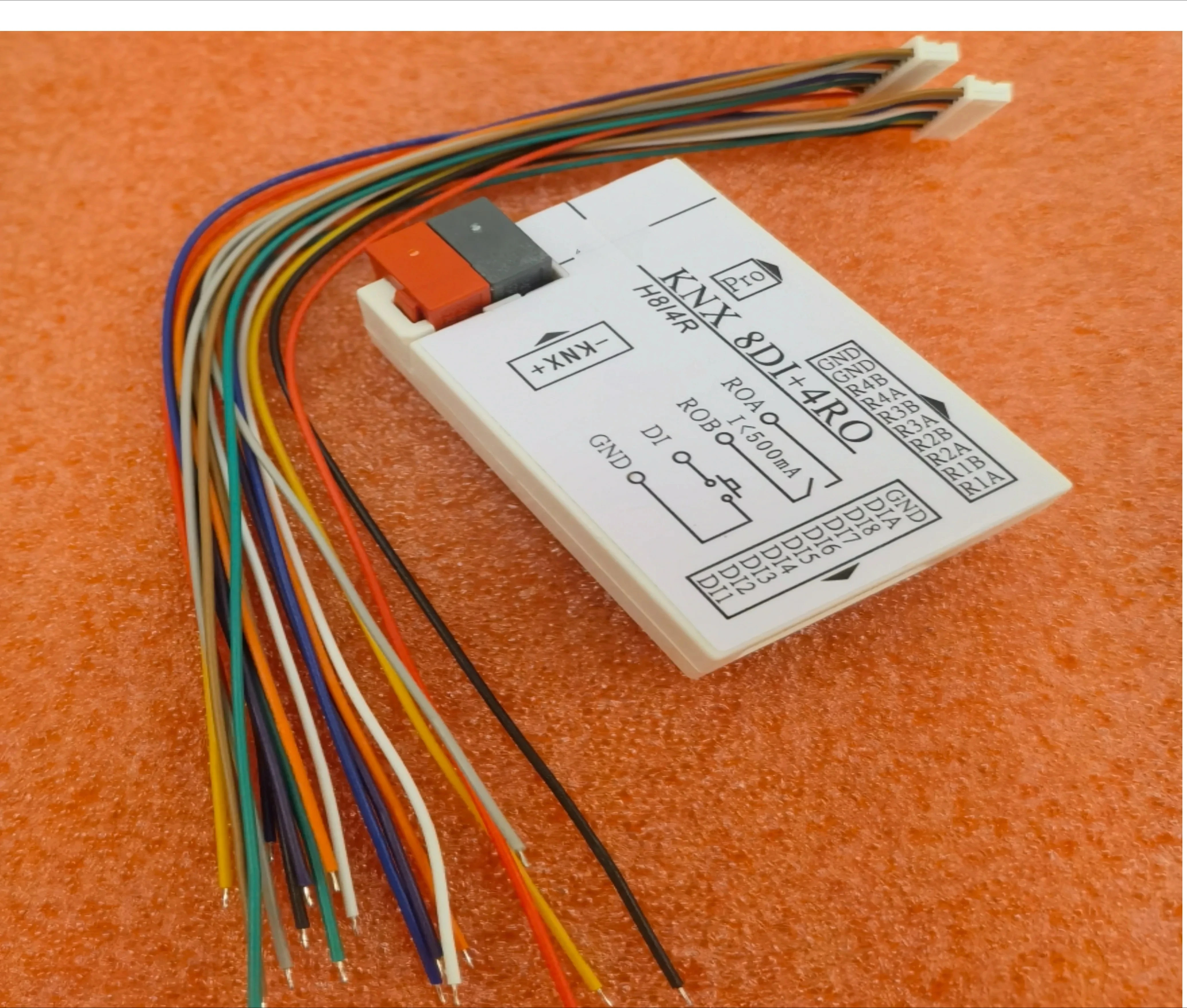 For KNX dry contact output module H8I4R dry contact motor, dry contact curtain KNX small relay
