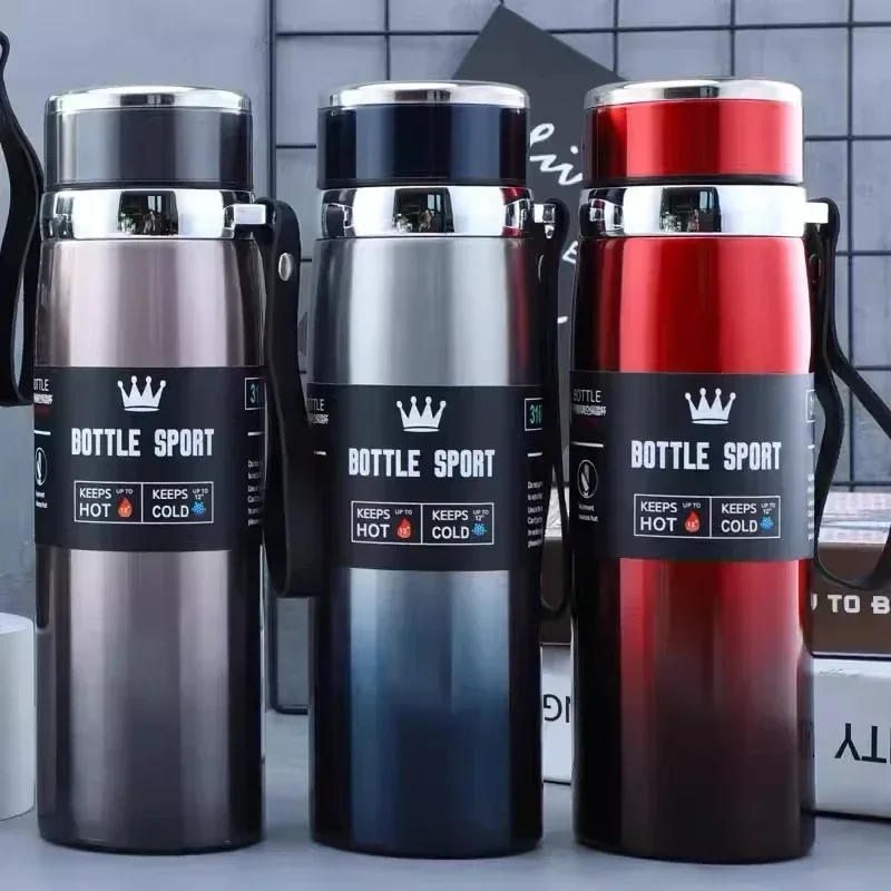 Stahl Thermos flasche Geschenke Thermal wasser flasche halten kalte und heiße Wasser flasche Thermoskanne für Kaffee Tee Vakuum flaschen Edelstahl