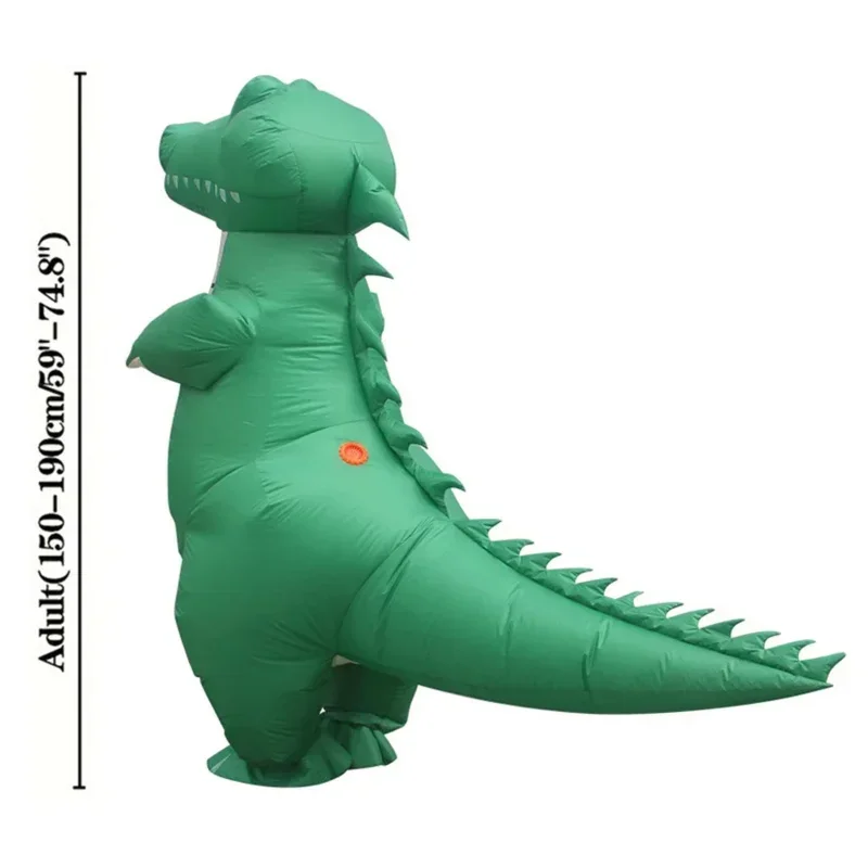 Adult Crocodile Inflatable Costume Purim Halloween Christmas Mascot Anime Party Cosplay Costume Dress Fancy Suits