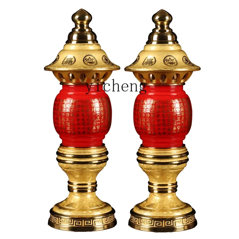 Items for Buddha Worship Cup Incense Burner Buddha Worshiping Lamp for Fruit Plate Buddha Offering Ornaments