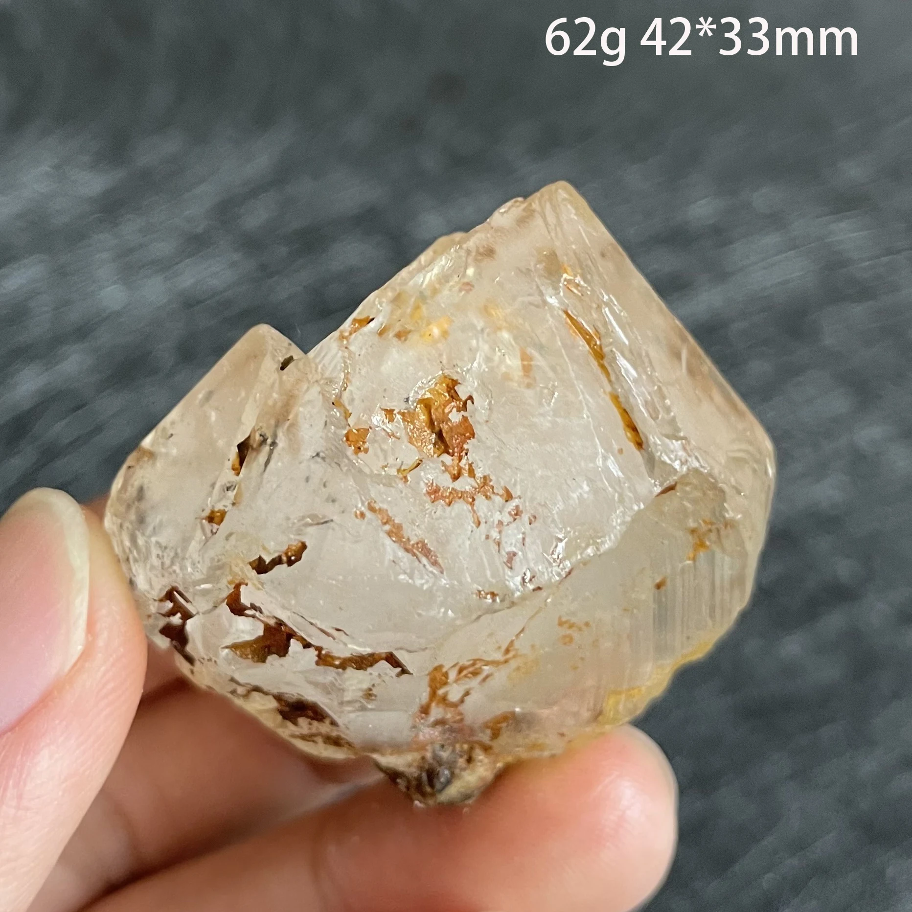 Natural Stone Madagascar Skeletal Crystal Mineral Specimen Clear Quartz Cluster Raw Rock Decoration Rough Polished Healing