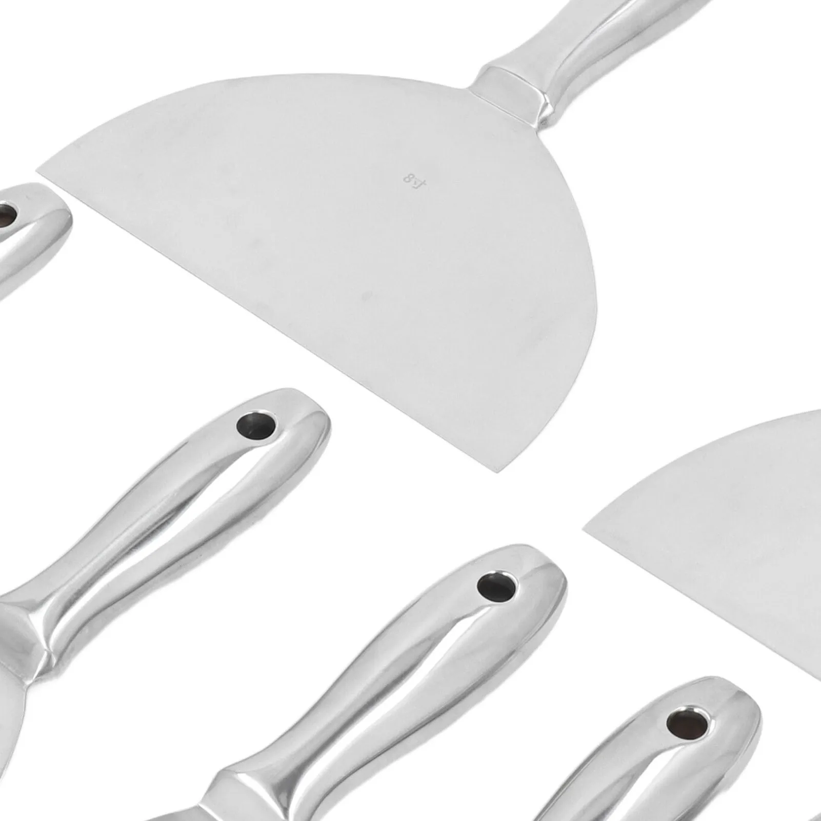 7 قطعة سكينة معجون الطلاء مكشطة لإصلاح دريوال إزالة خلفية تطبيق المعجون الجص الاسمنت دريوال أداة اليد عدة