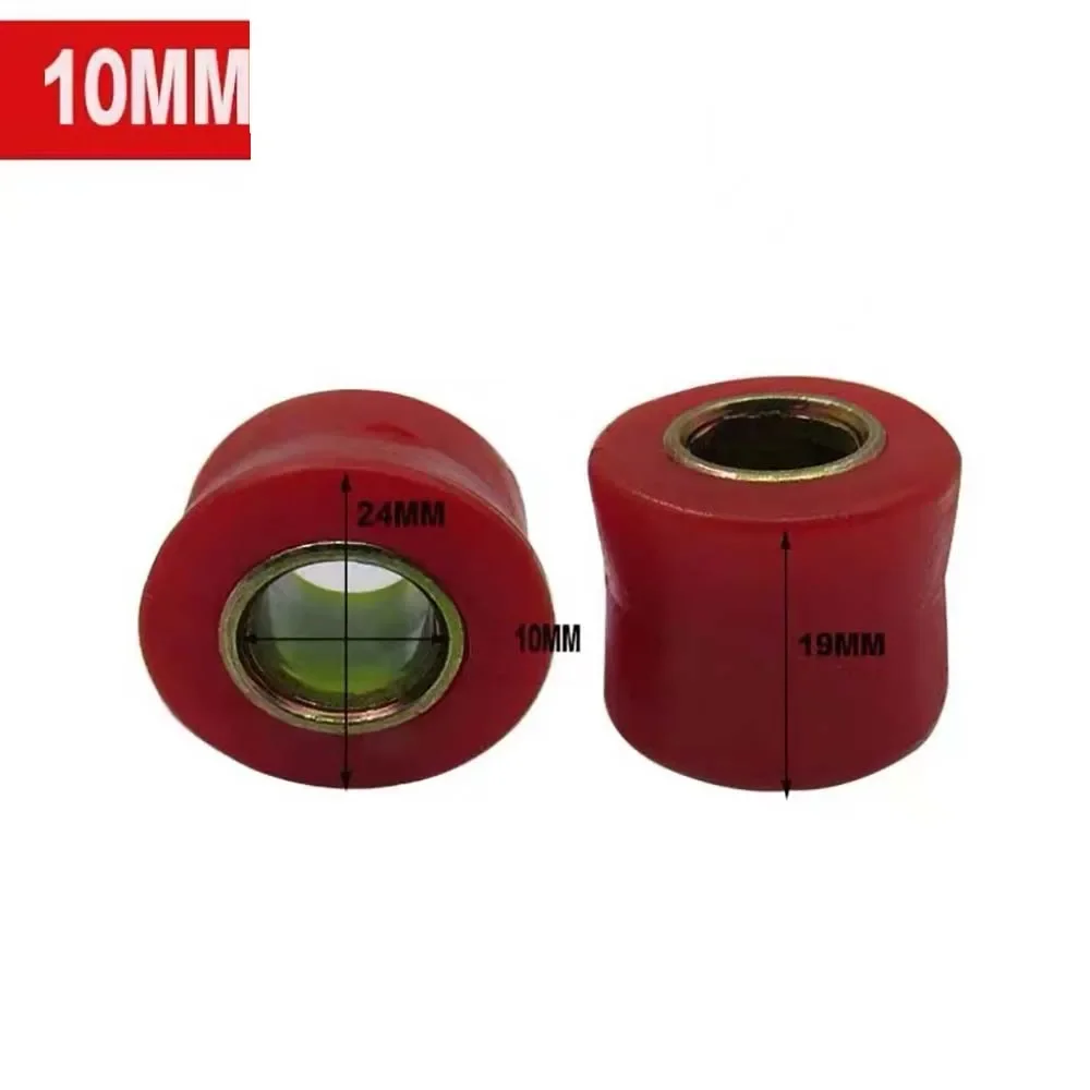 2Pcs Universal Motorcycle 10MM 12MM Rear Shock Absorber Sleeve Buffer Rubber Ring Bushing Fixed Ring Rear Sleeve Scooter