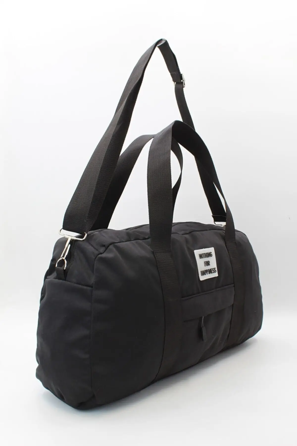 Модная черная сумка унисекс для путешествий, фитнеса и спорта с длинным ремешком и передним карманом, стильная, практичная, быстрая и безопасная доставка, модель 2022