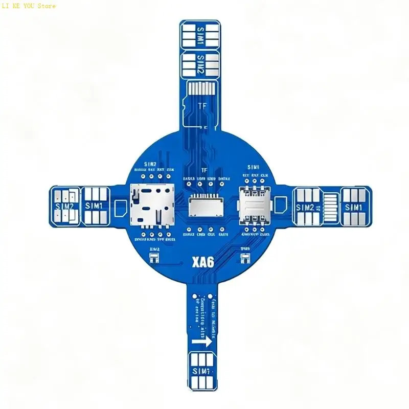 W3JE XA6 Phone Card Signals Repair Test Board for Double TF Card Signals Diagnosis