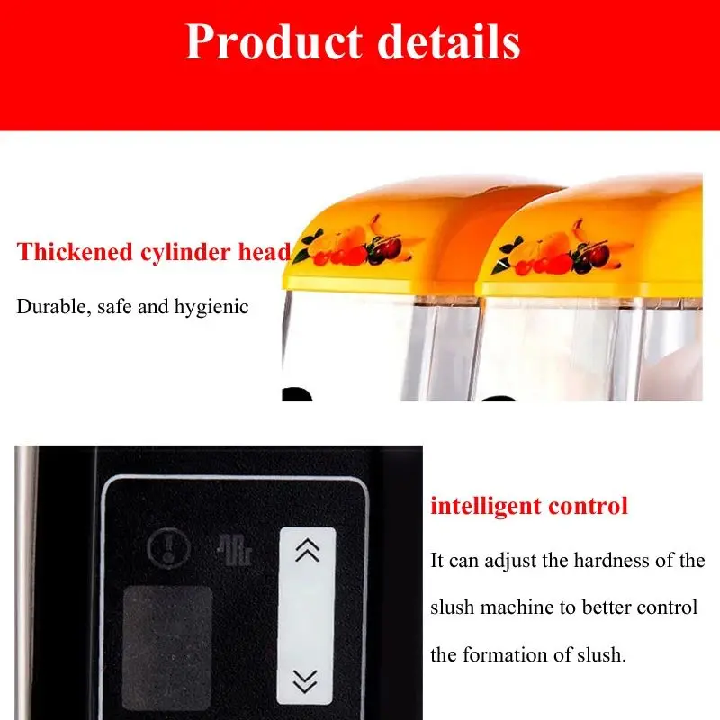 

High Quality Snow Melting Machine Cold Drink Maker Large Capacity Slush Machine