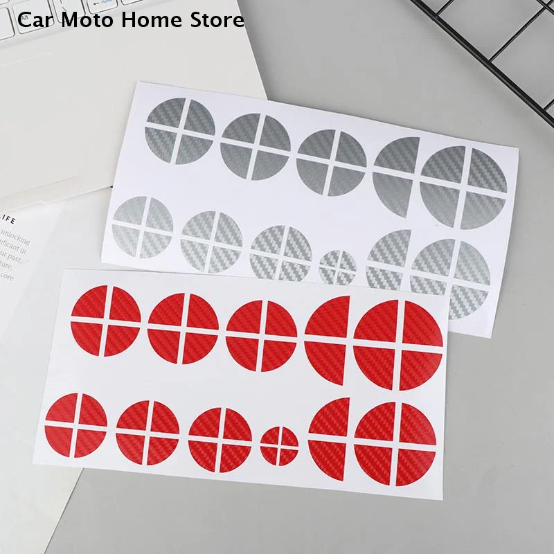 【DM】جديد مناسب لغطاء محور العجلة الأمامية والخلفية أدوات ملصق عجلة القيادة ملحقات السيارات ملصقات ديكور محور العجلة