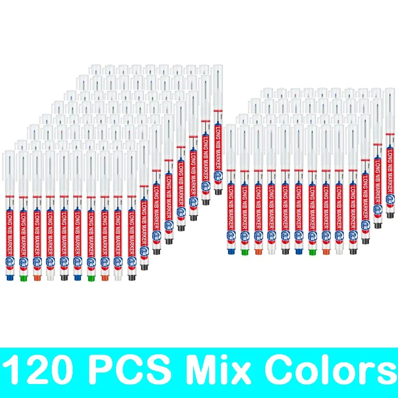 

160/5 шт., маркер с длинным наконечником, маркер, перманентная ручка для рисования, украшение для деревообработки, маркер с глубокими отверстиями, канцелярские товары, товары для рукоделия