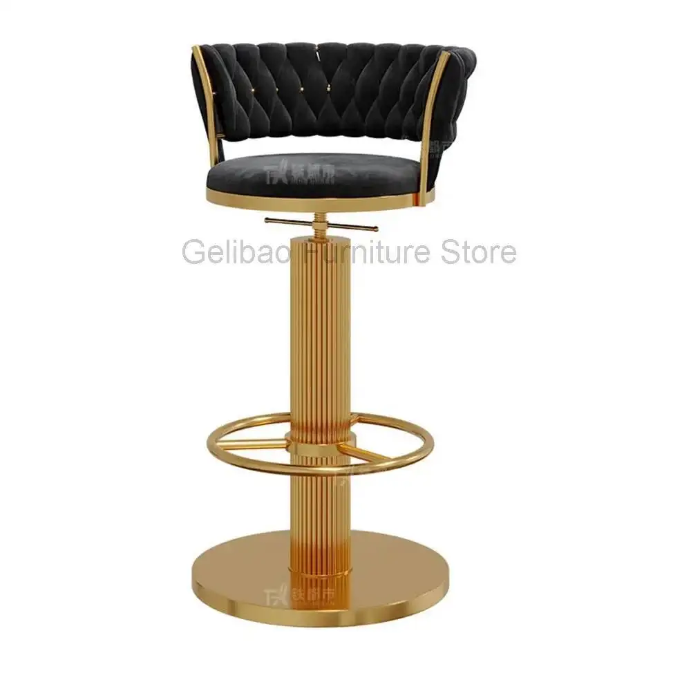 Cadeiras altura moderna ajustável barra de maquiagem designer nordic computador cabeleireiro bancos de barra minimalista cozinha salão de beleza móveis
