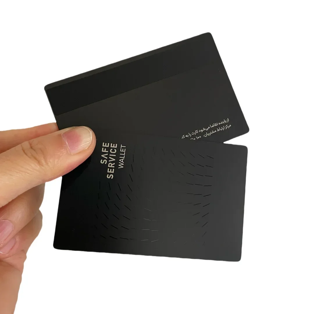

High Quality Stainless Steel Magnetic Stripe Card Metal Custom Membership Visit Card