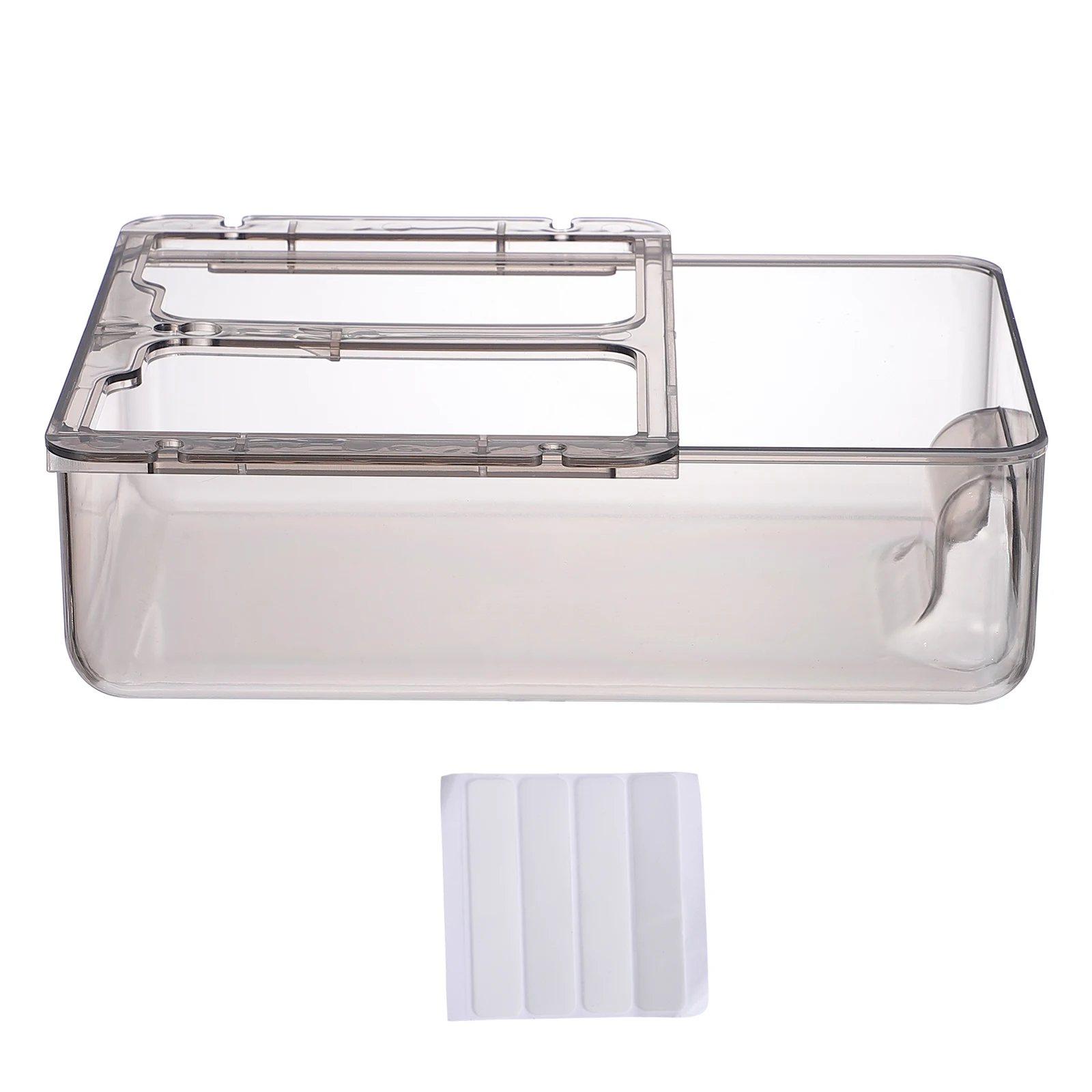 

Desk ganizer Storage Box Under Table Drawer Adhesive Pencil Tray Hidden Cable Holder Stationery Electrical Cosmetics