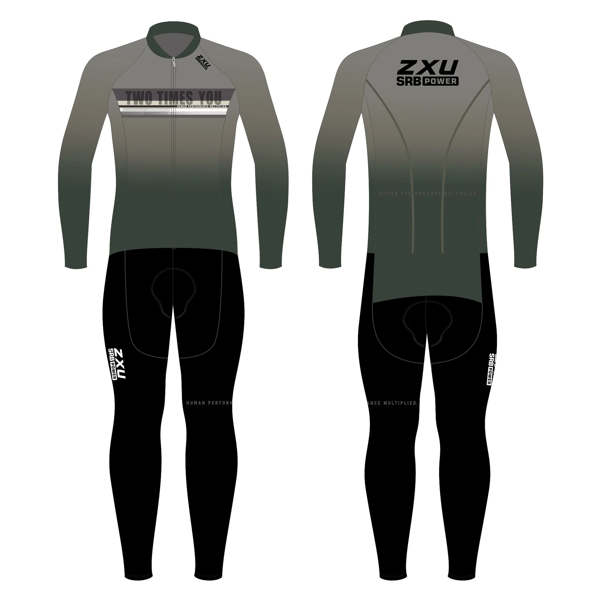 ZXU 男性用長袖ジャンプスーツ,ランニングとスポーツ用の新しい高品質