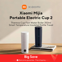 2023 NEW XIAOMI Mijia Portable Electric Kettle 2 Thermos Cup Fast Water Boiler 350ml Smart Temperature Insulated Kettle Travel