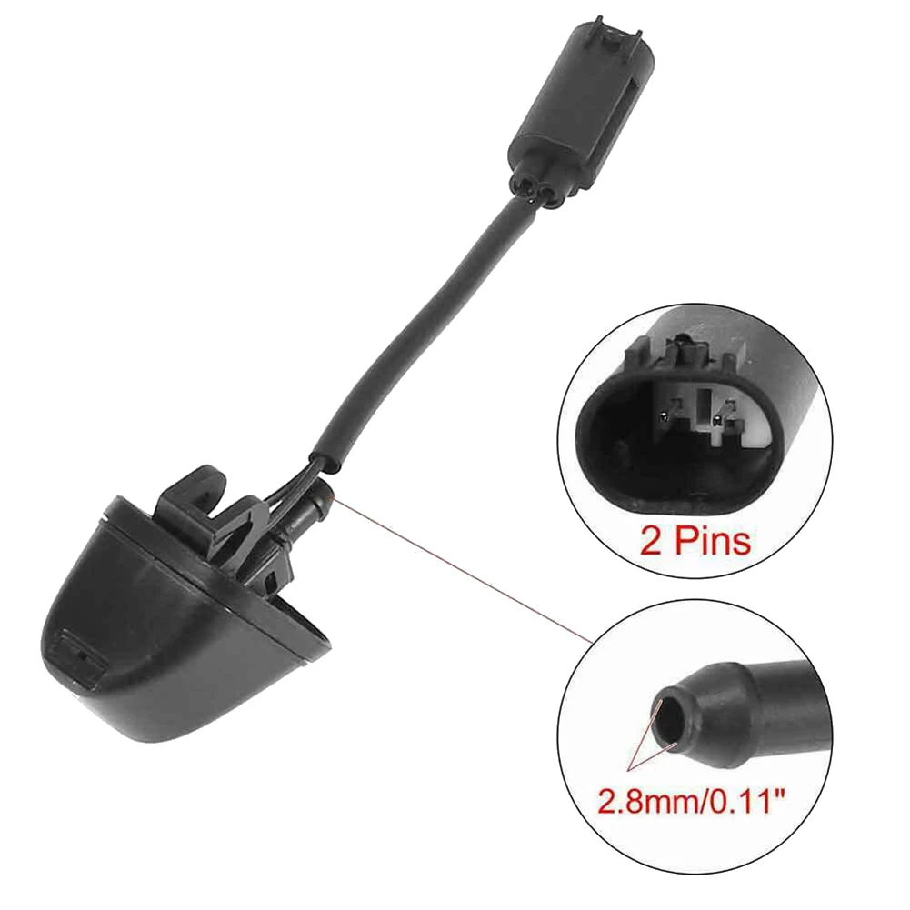 

YGF-qL+R New Windshield Heated Washer Sprayer Nozzle Jet 61667046060 for -BMW 3 Series E90 E91 E92 E93 323I 325I 328I 335I