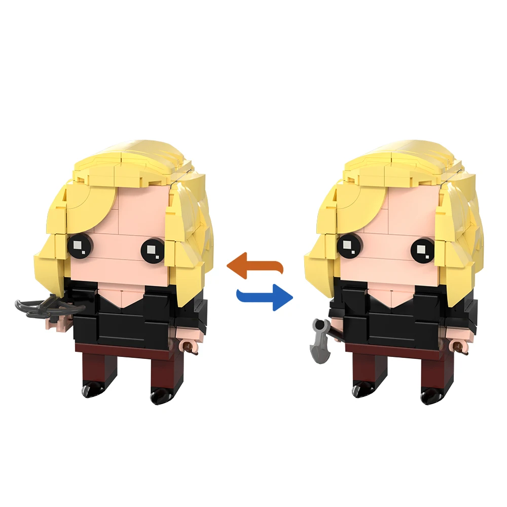 

Buffy the Vampire Slayer Building Blocks Movie Graveyard Scene Buffy Summers Action Figure with Scythe Desk Stand Toy Adult Gift