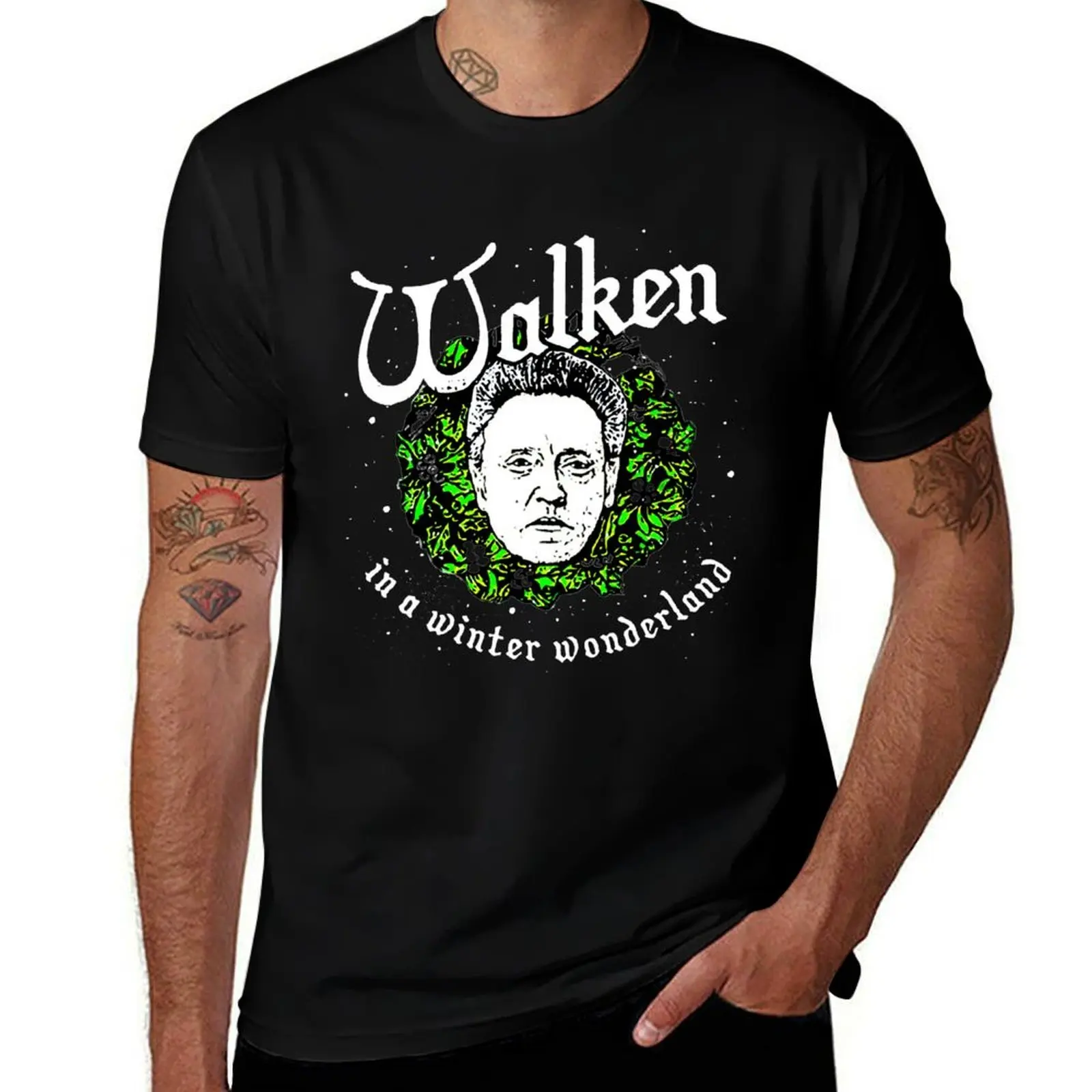 

Walken in a winter wonderland T-Shirt t shirt custom print man t shirts cotton T-Shirt