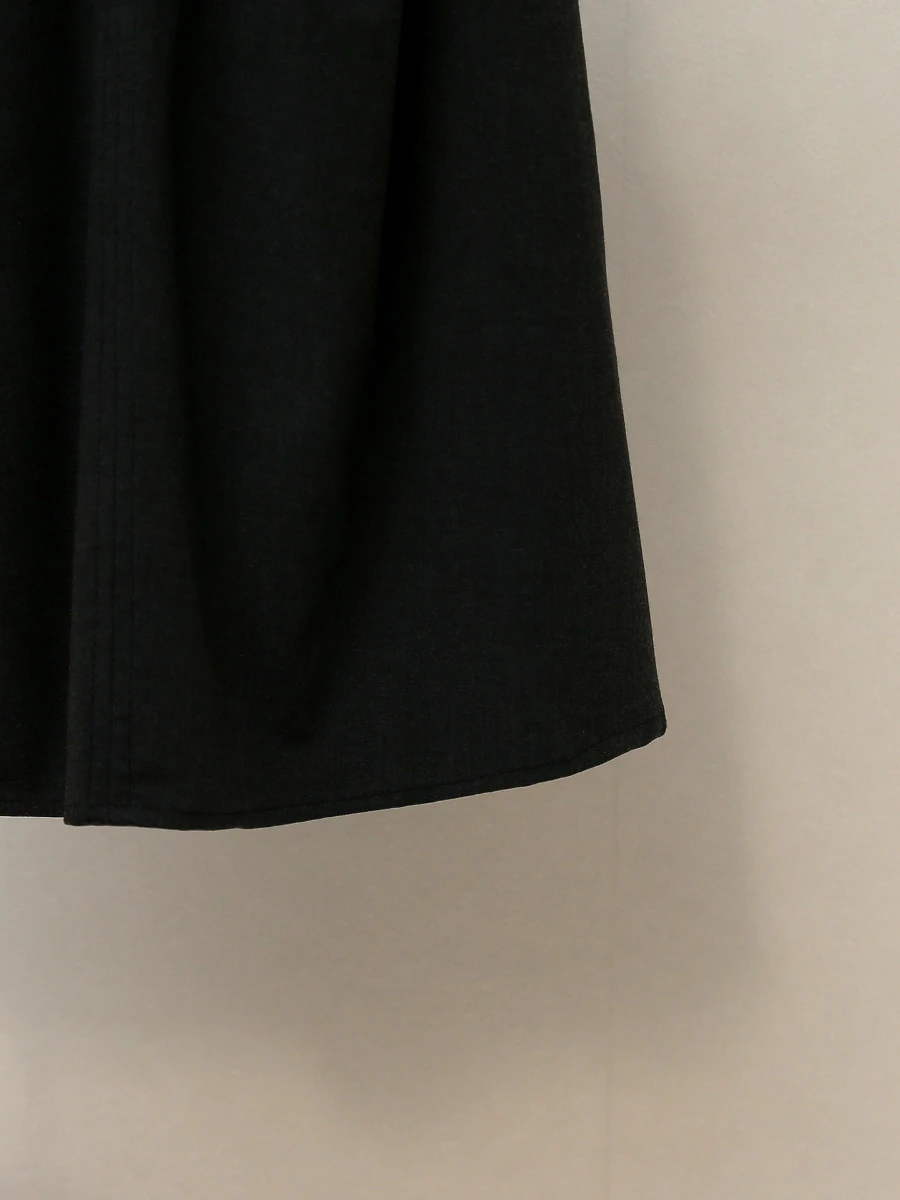 GALCAUR Black Spliced Button Casual Shirt Female V Neck Sleeveless Loose French Style Women's Shirts Fashion Autumn New Clothing