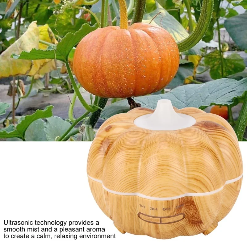 Pumpkin Shape Mini Humidifier Air Purifier Home Office  (Light Color )