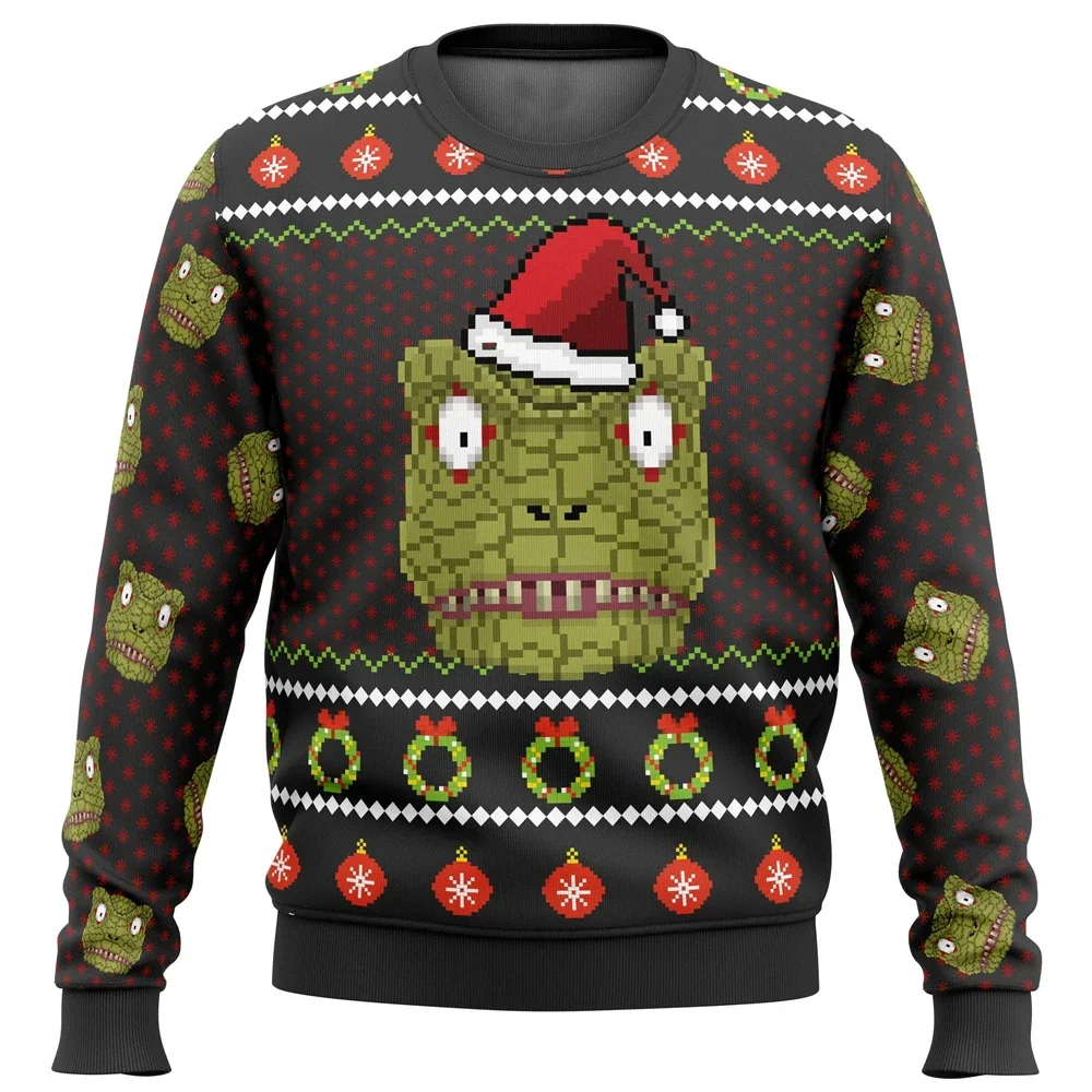 Kaiman Dorohedoro Ugly Christmas 2025 New Fashion Spring Autumn Men Pullover Tops Cartoon Anime Women Hoodie Sweatshir