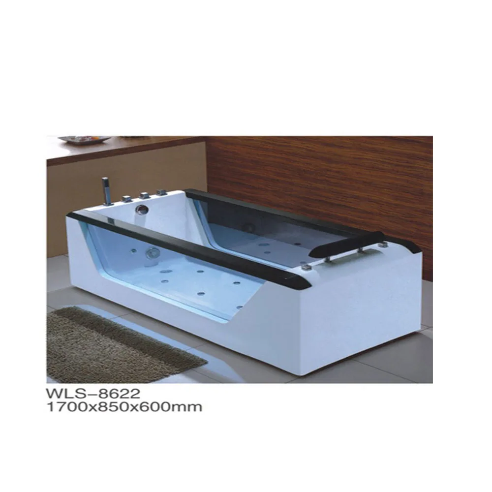 Luxury design Two rotating faucet Waterfall Bathtubs High Quality Whirlpools Bathtubs
