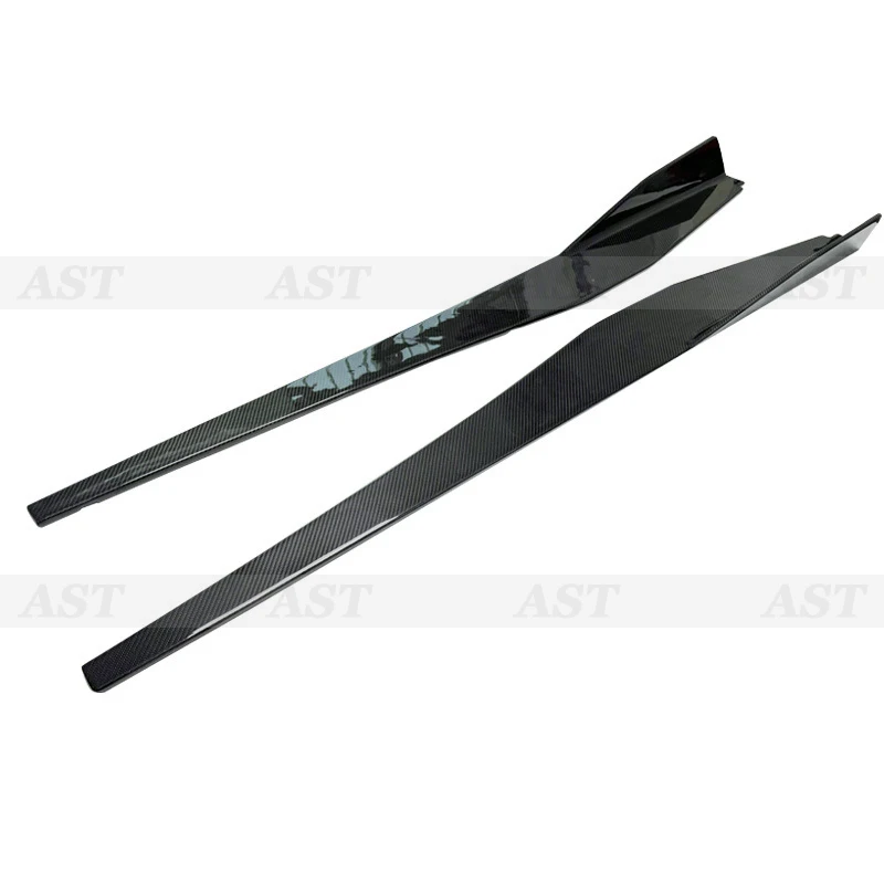 ل تشيفي كورفيت C8 Z06 ألياف الكربون التنانير الجانبية التنانير الجانبية تمديد الشفاه الجسم أطقم اكسسوارات السيارات