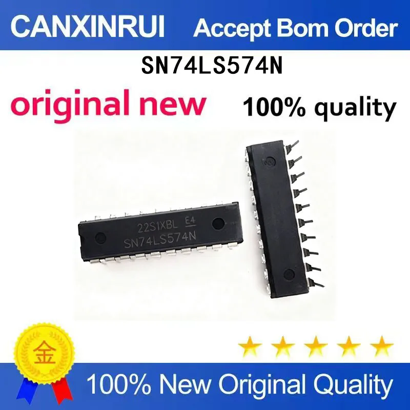(5-100 Pieces) New original SN74LS574N LS574N 74LS574 direct insertion DIP20 integrated chip IC