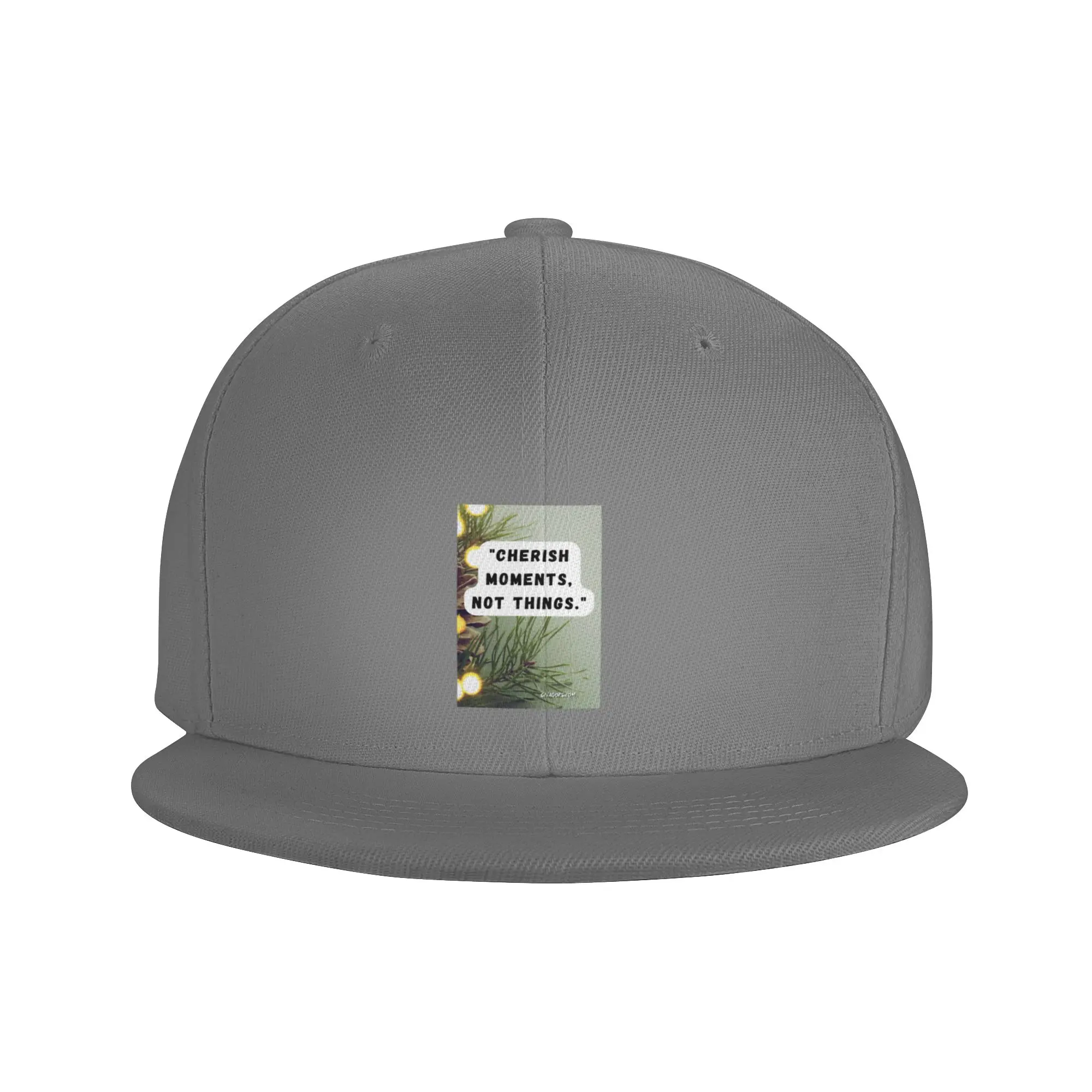 Fashion  Cherish moments  not things   Flat Brim Sun Hat  Ready Stock For Fast Dispatch Cap For Women