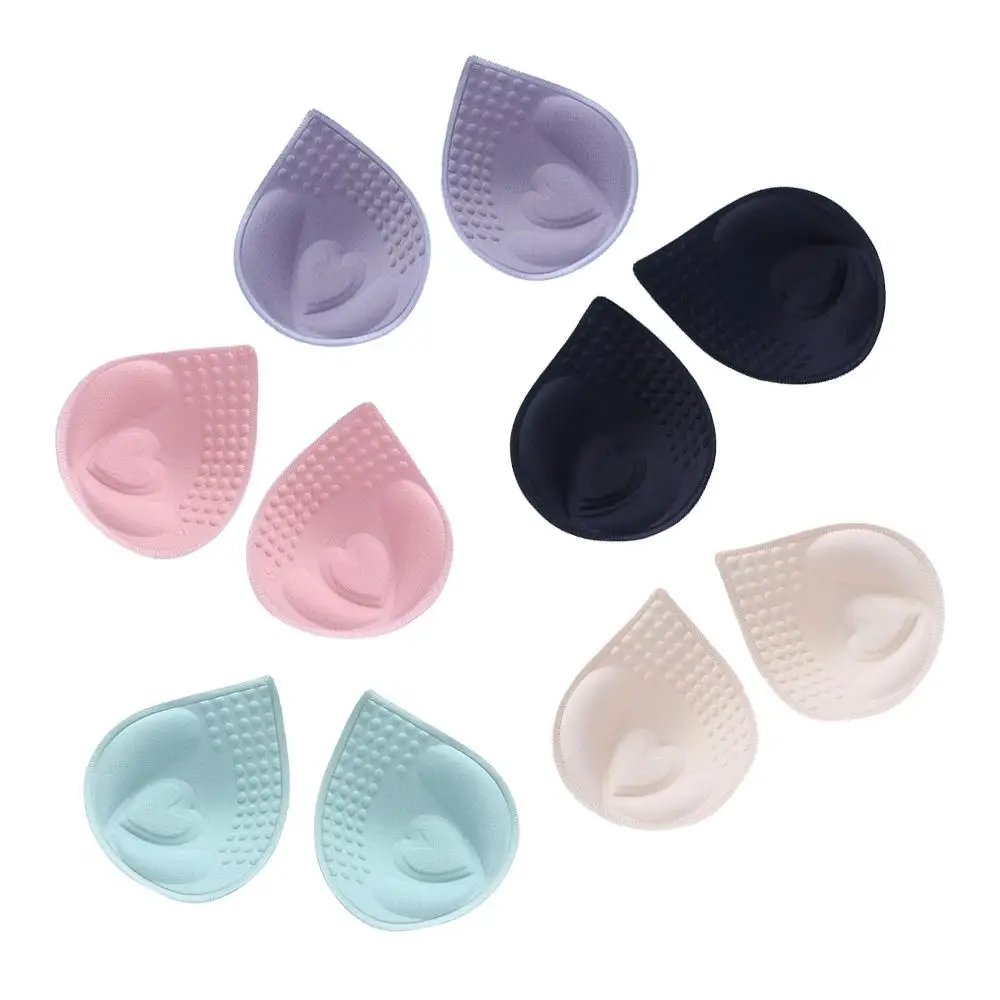 

Removable Reusable Water Drop Shape Lingerie Breast Bra Inserts Chest Cups Pad Bikini Padding Inserts Women Clothes Accessories