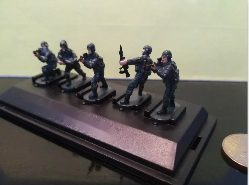 

1/72 New Arrival Special Price Die-cast PVC Painted Modern Military Set Sand Table Scene Model Furniture Display Collection