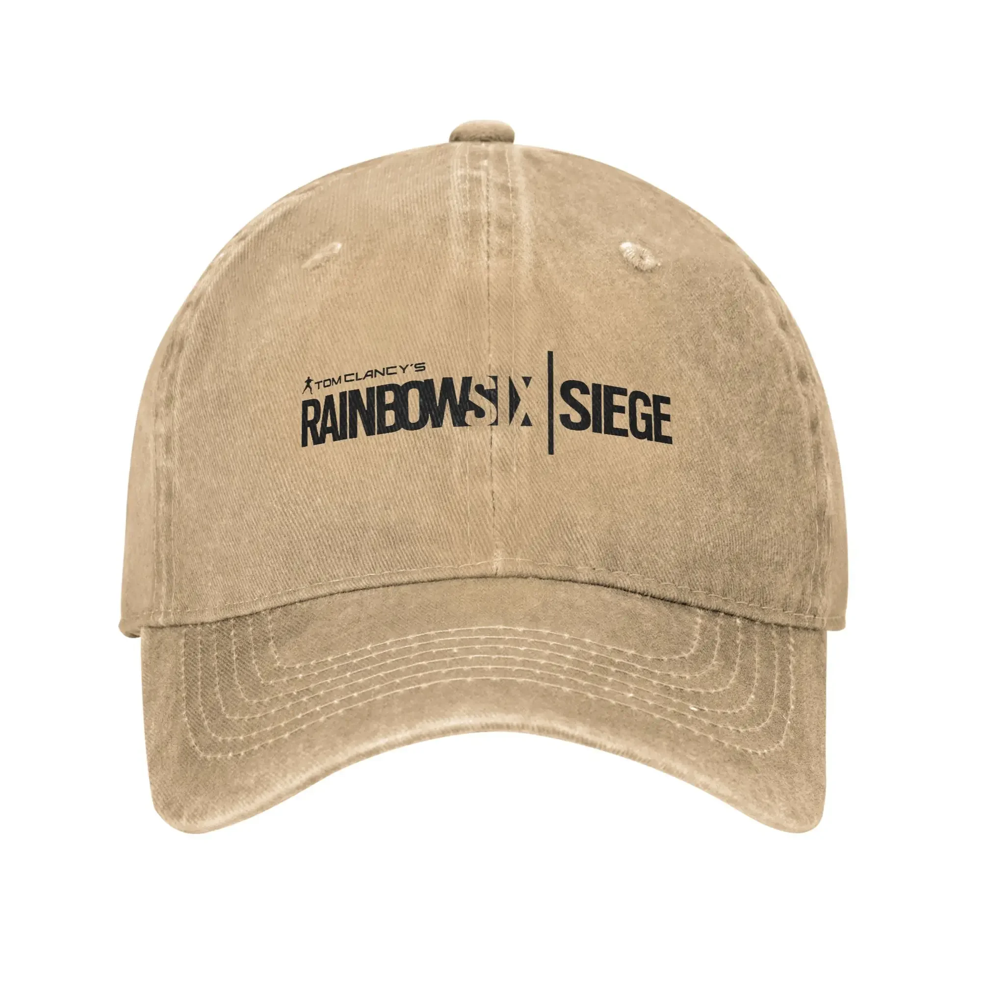 Tom Clancy's Rainbows Siege Six Baseball Cap Retro Distressed Denim Shotting Game Snapback Outdoor All Seasons Travel Gift Hats