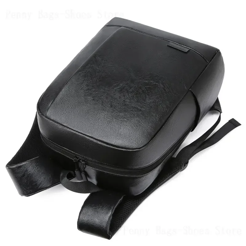 13.3 14 15.6 Inch Waterproof Laptop Backpack Anti-Theft Protective Bag Notebook PU Case for Macbook Air Pro HP USB Charger