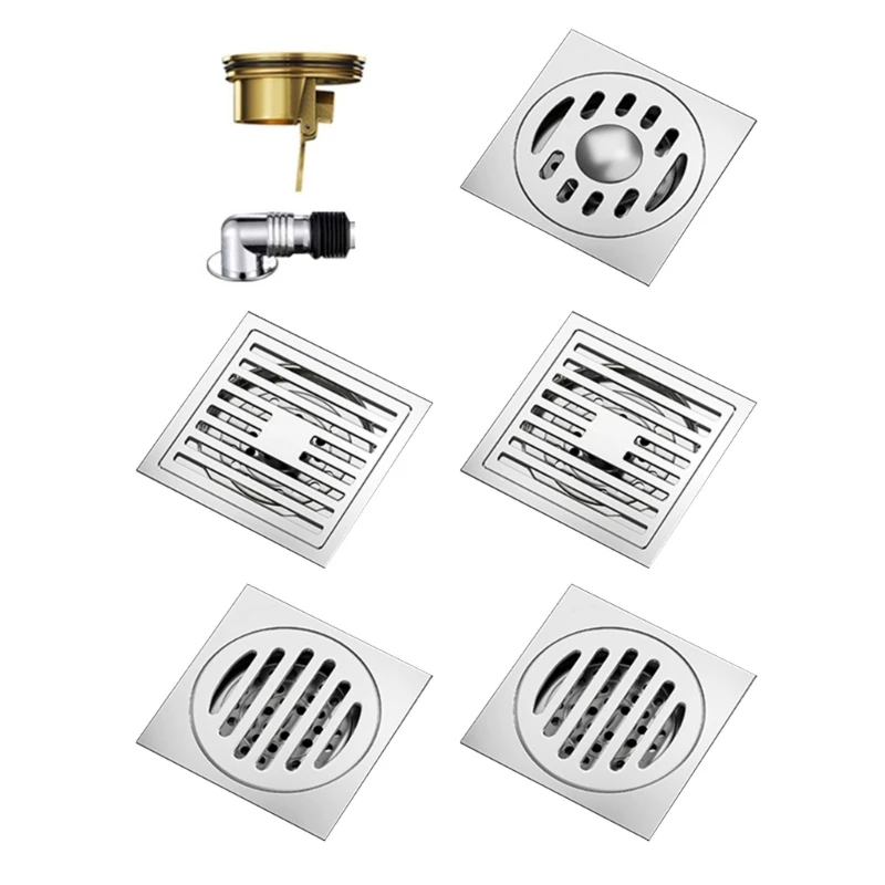 Filtros drenaje baño acero inoxidable resistentes y portátiles, eficaz receptor y residuos para uso diario en
