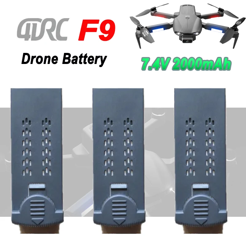 Oryginalna bateria 4DRC F9 7.4V 2000mAh Li-Poly do 4D-F9 bateria do drona zdalnie sterowany Quadcopter części akcesoriów