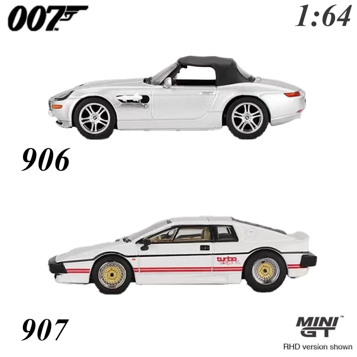

MINI GT 1:64 Lotus Esprit - Film 007 Top Secret - Alloy Model Collection Display Item Gift