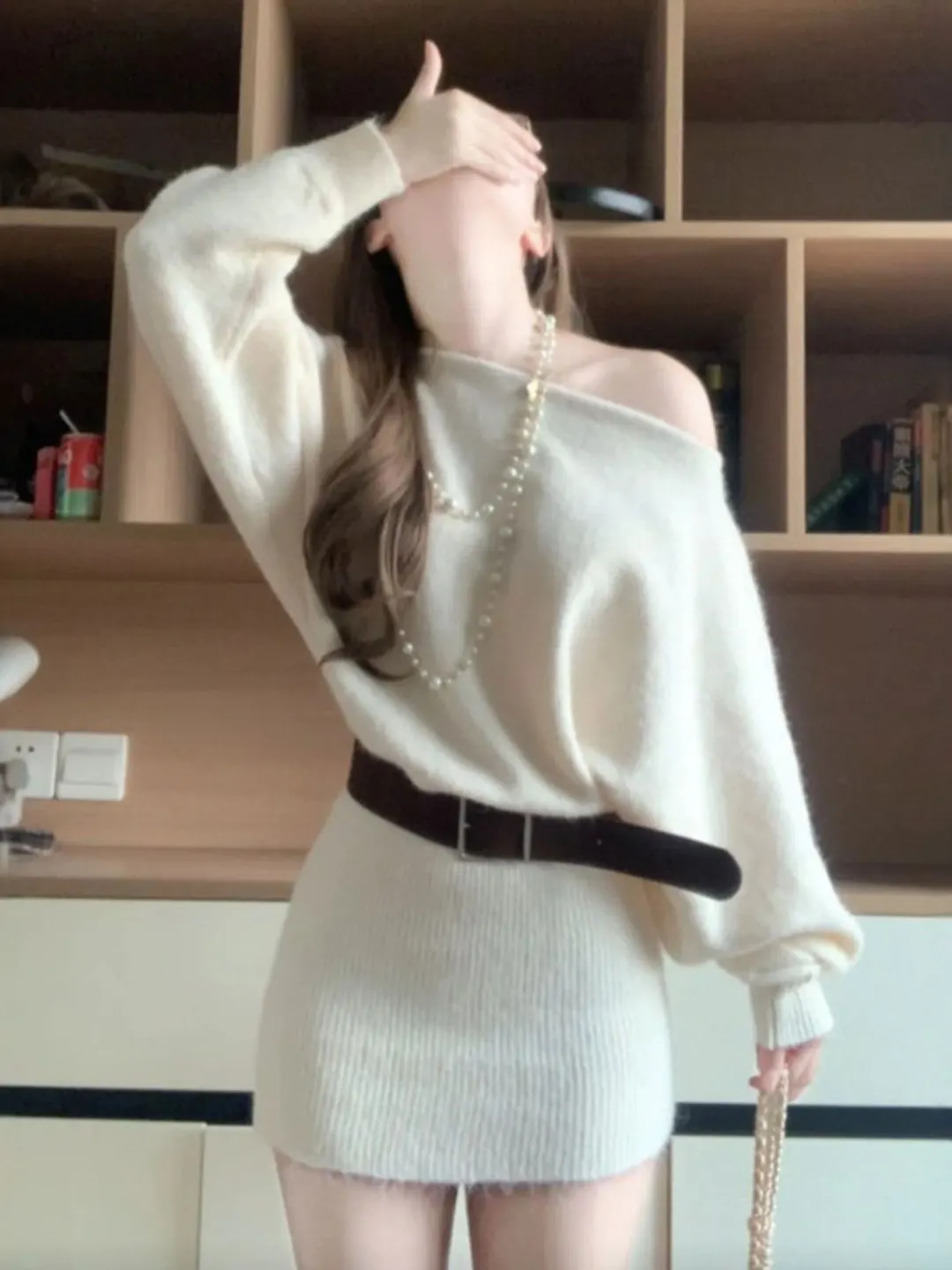 

Сексуальная трикотажная юбка Picy Girl Pure Desire с высокой талией Dr, уникальная красивая облегающая зимняя юбка Faion Ci для офиса