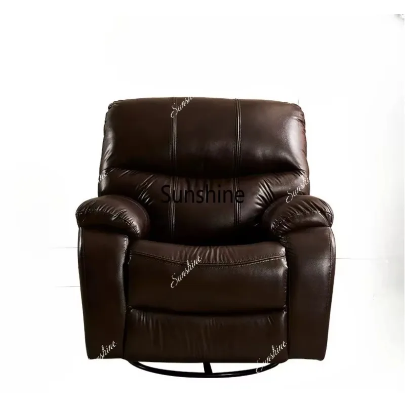F Single electric living room household rocking chair leather massage chair multi-functional lazy sofa