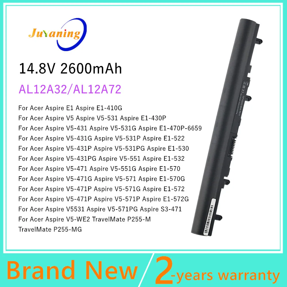 

AL12A32 Laptop Battery For Acer Aspire V5-471 V5-471G V5-471P E1-522 E1-530 E1-532 E1-570 E1-570G E1-572 E1-572G