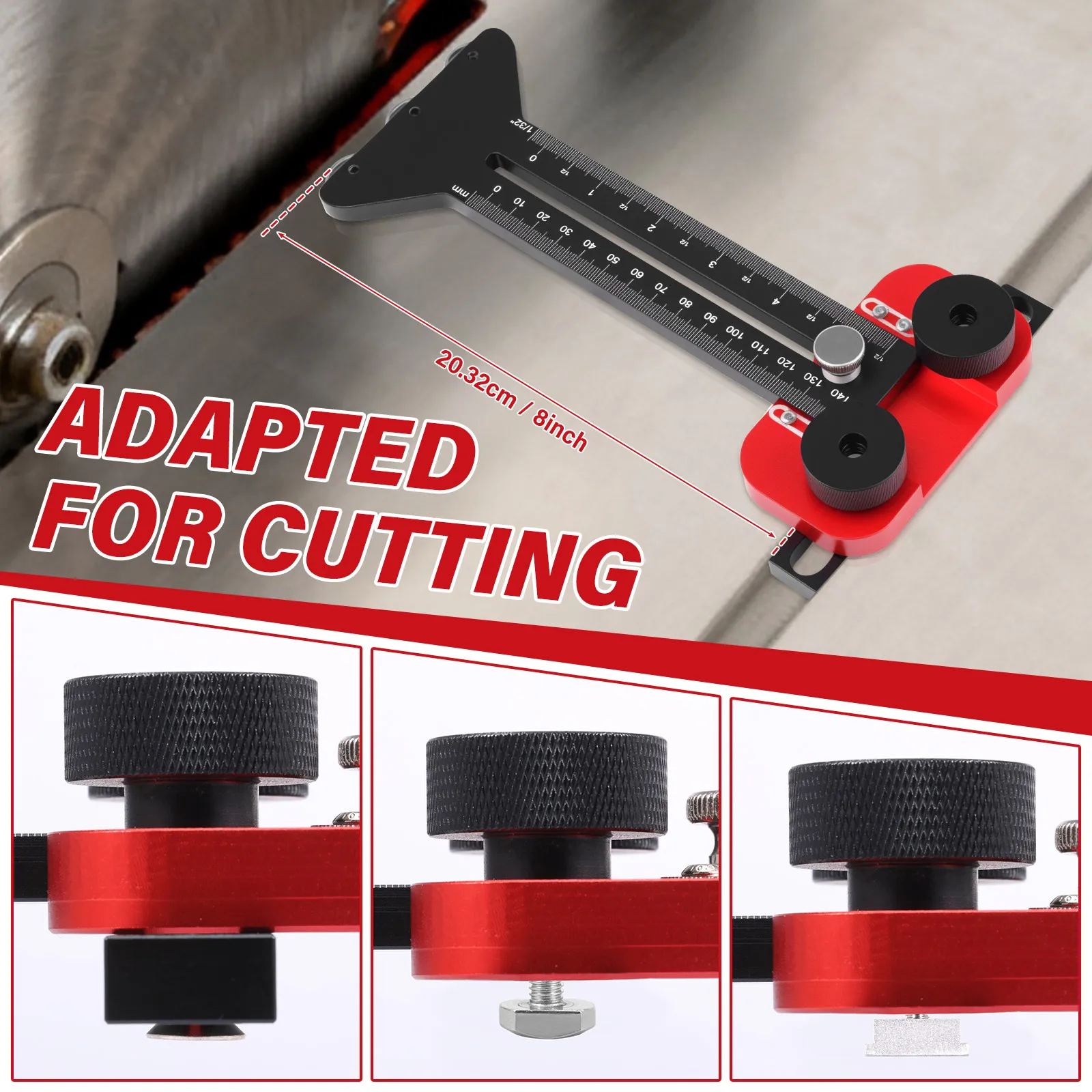 3 Prowadnice do cięcia cienkich pasków na pilce stołowej, szybki i bezpieczny prowadnik do precyzyjnego cięcia wąskich pasków, narzędzia do obróbki drewna