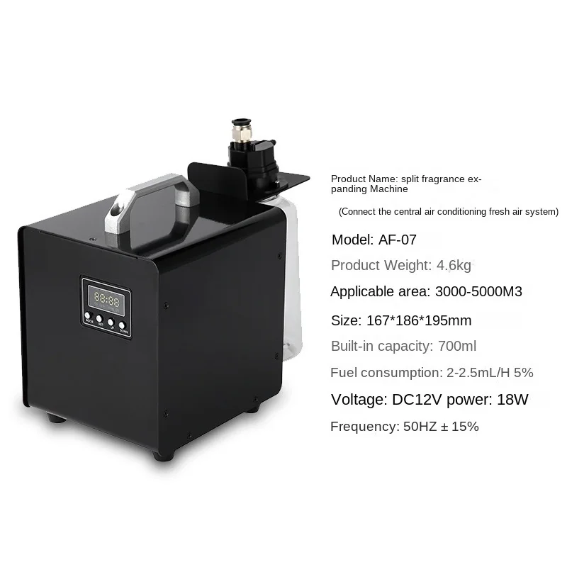 700ML Commercial Aroma Expander Intelligent Essential Oil Diffuser Fragrant Sprayer Connected To Central Air Conditioning
