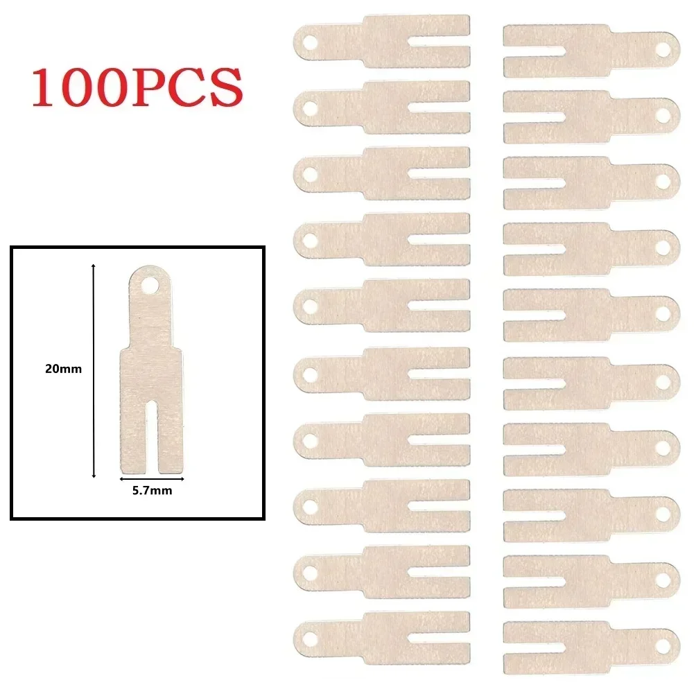 Feuilles de bande de sangle en acier nickelé de type Y, soudage par points de batterie, bande de dégraden forme de Y, accessoires pour outils