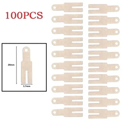 100 stks Y Type Vernikkeld Stalen Band Strip Vellen Voor Batterij Puntlassen Y-vormige Nikkel Strip Power tool Accessoires