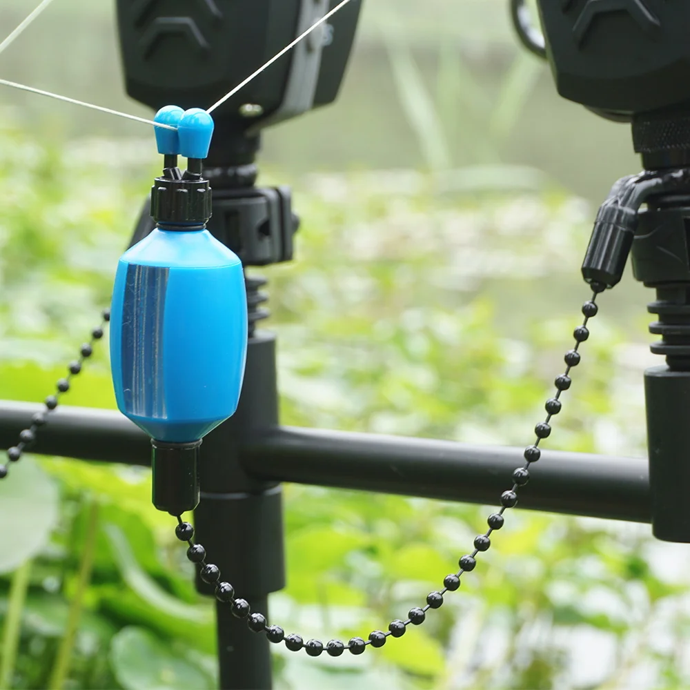 Hirisi B2042 2 Stück Karpfenangeln Swinger Bissanzeiger 5 Farben mit liniensicheren Clips, einstellbare Empfindlichkeit, Angelzubehör – Detail 8