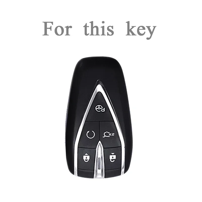 5 Buttons TPU Car Key Case Cover for Changan UNIT UNIK CS35PLUS CS55 PLUS CS75 PLUS Oshan X7 X5 Keychain Auto Accessories