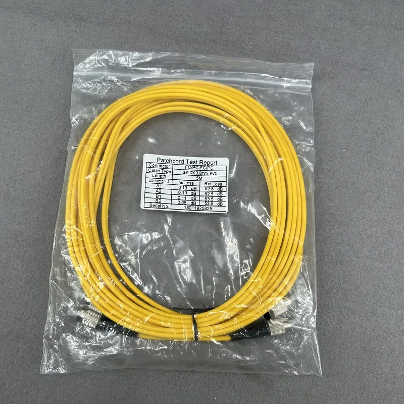 LETOP One Piece FC To FC Double Cores 5M 6.5M 8M 10M Ribbon Optical Fiber Cable For Infinit Challenger Solvent Printer